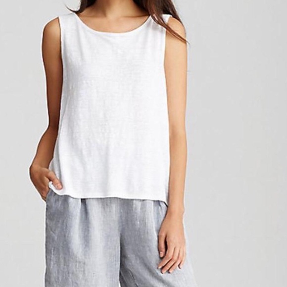 eileen fisher linen tank